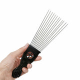 Afro Comb Pick Metal Hairdressing Styling