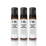 3x Cillo Professional Curling Hair Mousse 150ml – Defines Curls, Frizz Control