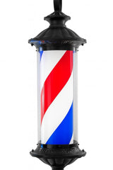 70x28cm Barber Pole Light Waterproof Hair Salon Sign Red White Blue AU Plug