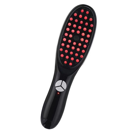 Electric Vibration Hair Growth Comb Massager Red Light Therapy Massage Brush