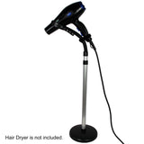 360° Adjustable Height Hair Dryer Stand Hands Free Blow Dryer Holder