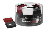 BaBylissPRO Barberology Neck Brush Red/Black/White - 12pc Tub - Barber Tools