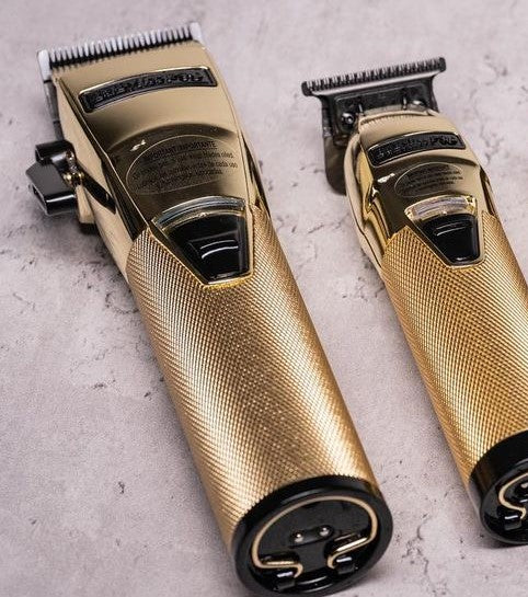 Hair and beard trimmer BaBylissPRO Gold FX Lithium Duo