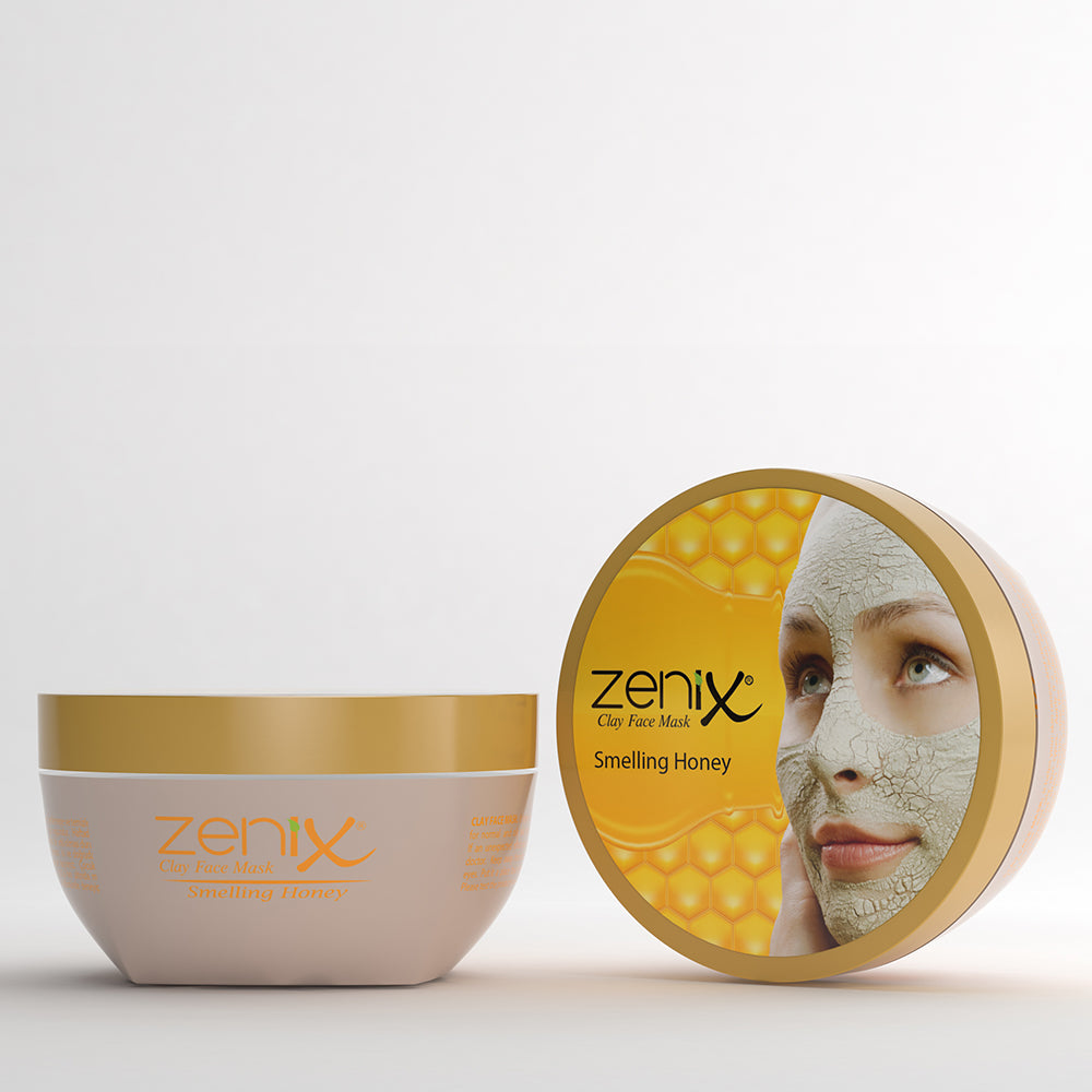 Zenix Detoxifying Acne Clean face Clay Mask- Honey 350gr