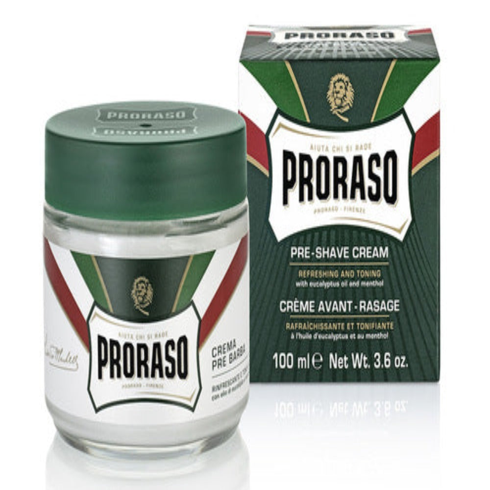 Proraso Pre Shave Cream Refresh Menthol 100ml Mens Shaving
