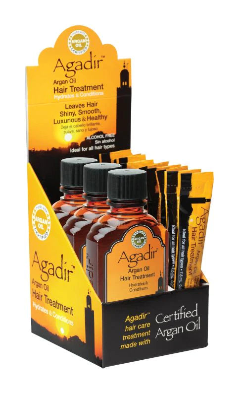 Agadir Argan Oil Hair Treatment (3 units) + 10 FREE Stickpacks