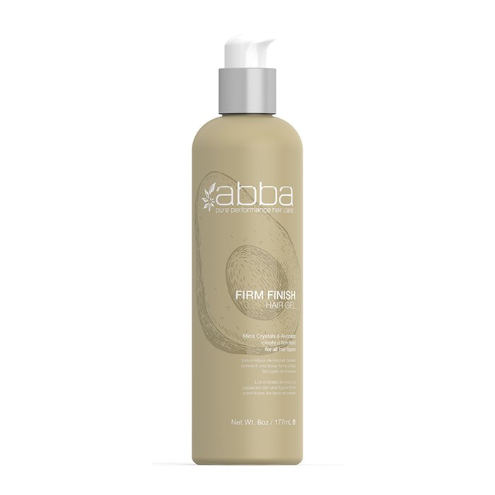 ABBA Firm Finish Hair Gel 100% Vegan Hair Care 177ml