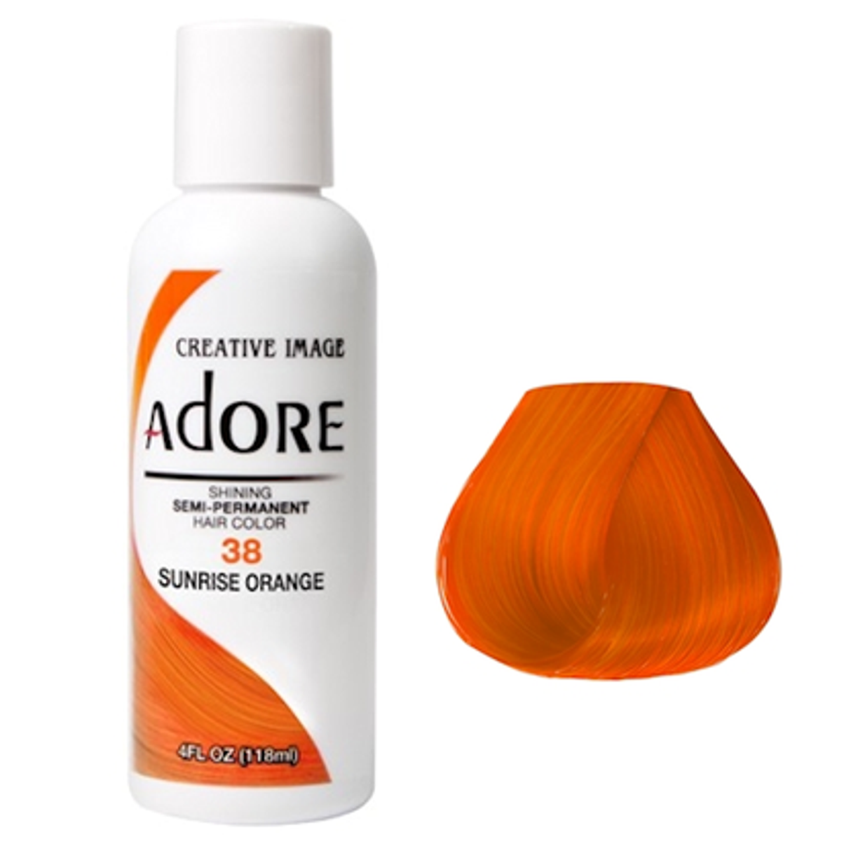 Adore Semi Permanent Hair Colour 38 Sunrise Orange 118ml