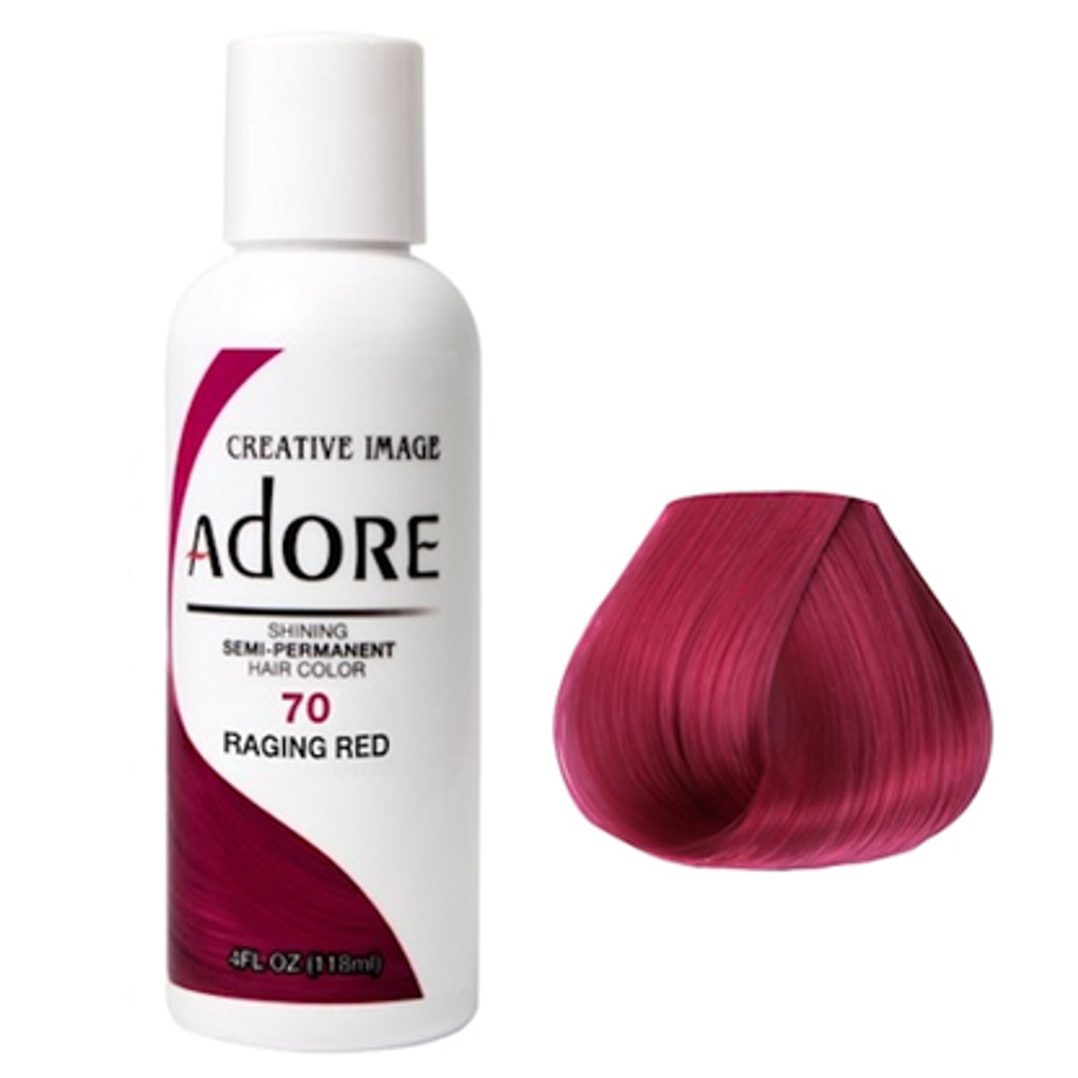 Adore Semi Permanent Hair Colour 70 Raging Red 118ml