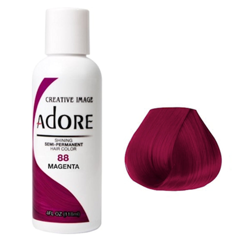 Adore Semi Permanent Hair Colour 88 Magenta 118ml – Barber supplies