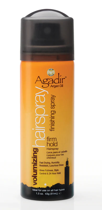 Agadir Volumizing Hair Styling Spray - Firm Hold Travel Size