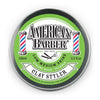 American Barber 100ml Hair Styling Wax Green Clay Effect