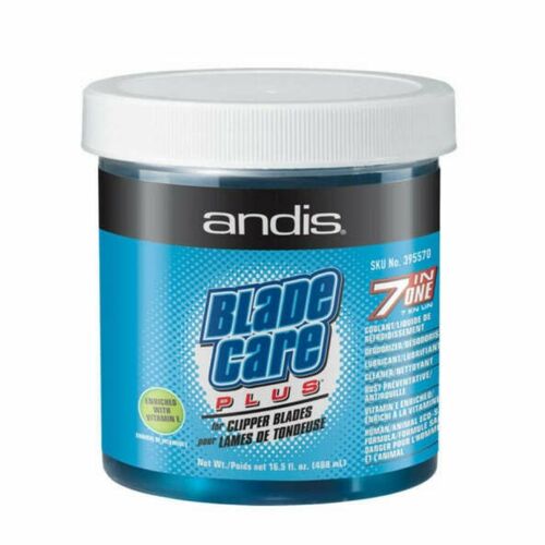 Andis Clipper Blade Care Plus 7 in 1 Cooling Cleanser Jar 488ml - Barber Tools