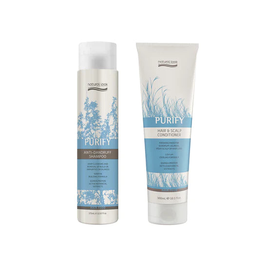 Natural Look Anti-Dandruff Shampoo & Conditioner 375ml Bundle Small Pack