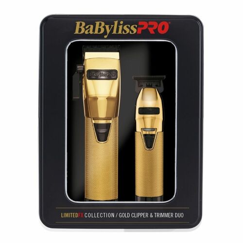 Beard Trimmers for Men BaBylissPRO Gold FX Lithium Duo