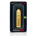 Babyliss Pro Gold FX Skeleton Lithium Hair Outliner Trimmer- Gold Trimmer