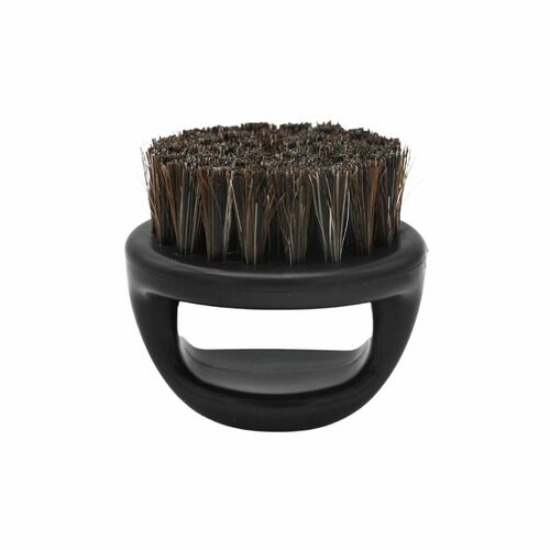 Fade Knuckle Brush Firm Bristle – Black - Barber Tools