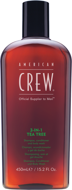 American Crew 3 in 1 Tea Tree - 450ml
