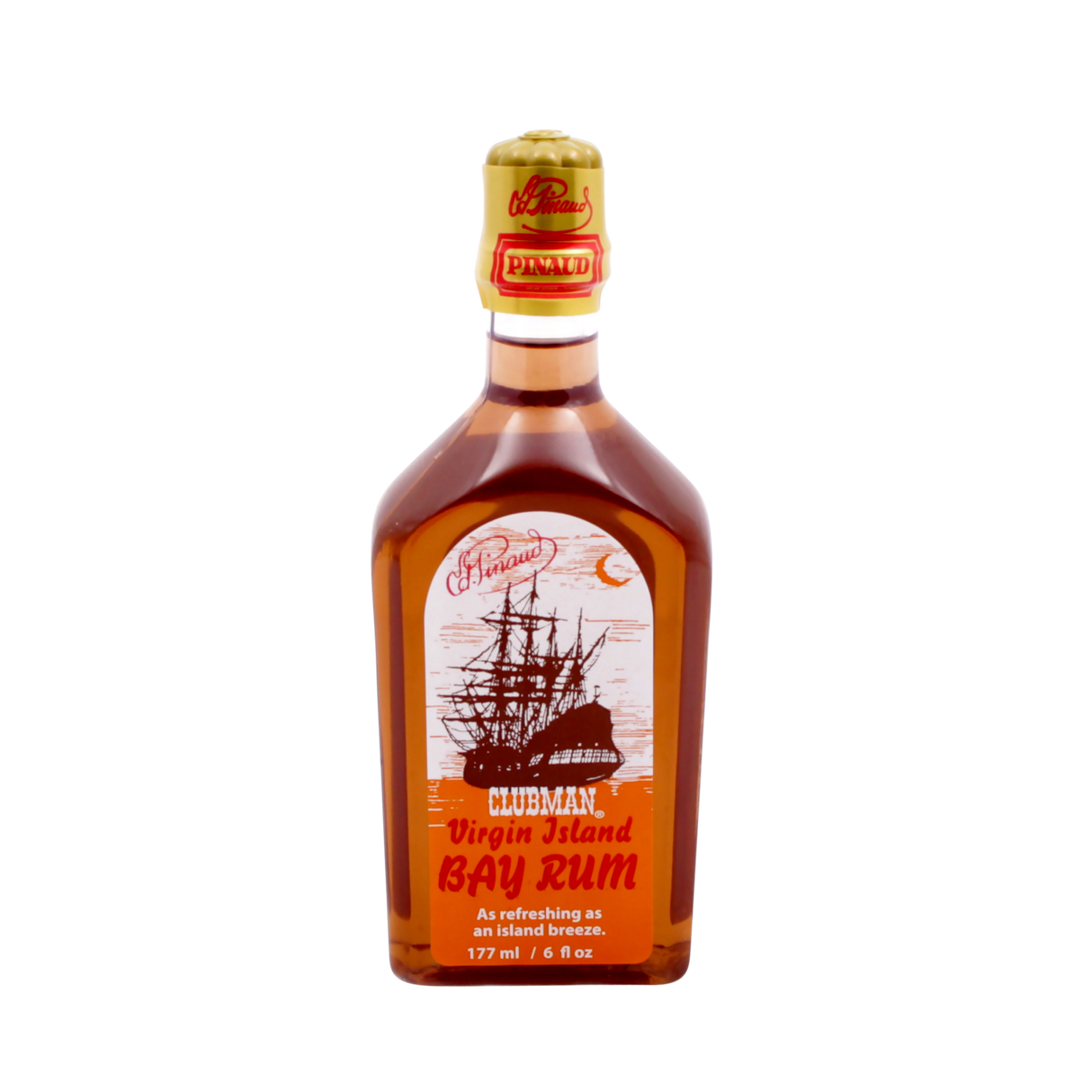 Clubman Virgin Island Bay Rum After Shave Cologne - 177ml - Classic Post-Shave Refreshment