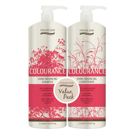 Natural Look Colourance Shampoo & Conditioner 1L for Coloured Hair ...