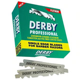 Derby Professional Platinum Single Edge Razor Blades 100