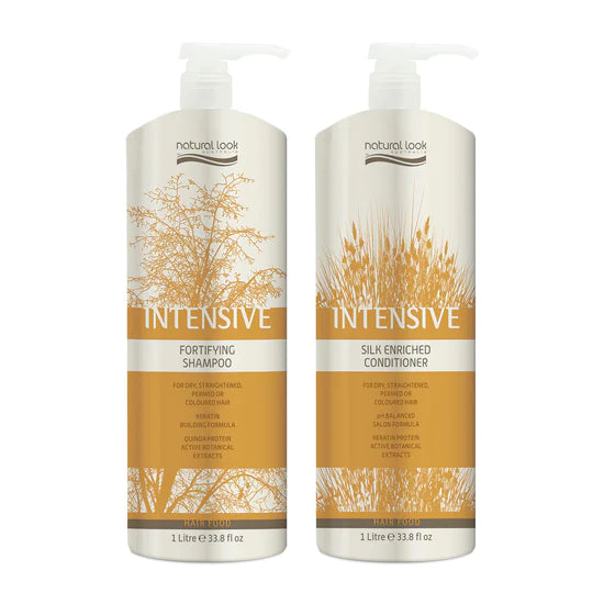 Natural Look INTENSIVE Fortifying Shampoo & Conditioner 1000 ML Keartin Care