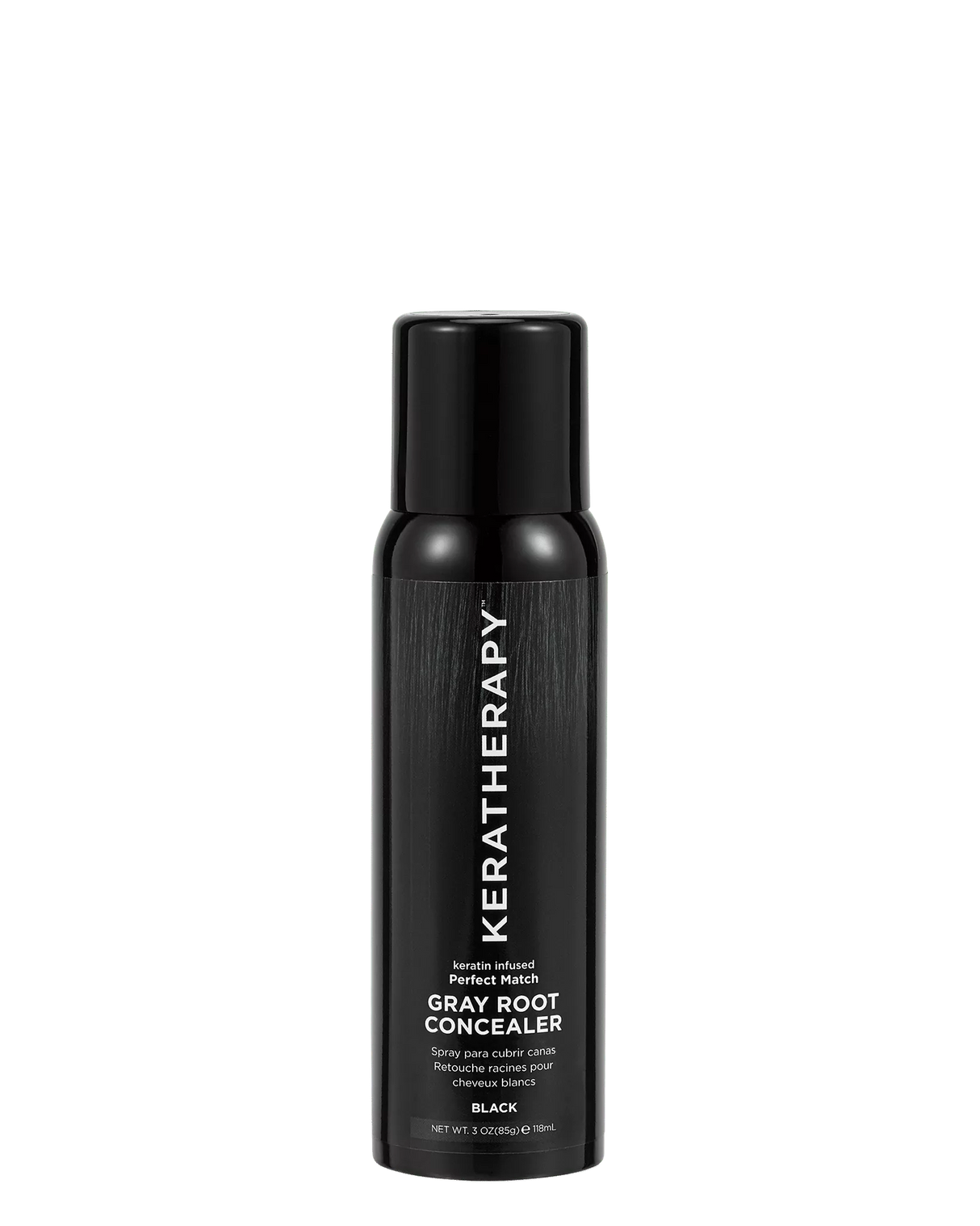 Keratherapy Gray Root Concealer - Black 118ml