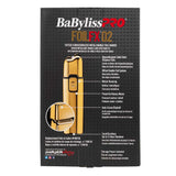 BaBylissPRO Gold Hair Clipper Set - Babyliss Pro Gold Trimmers Foil FX02 Double Foil Shaver
