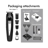Men hair trimmer All in one 10 attachment