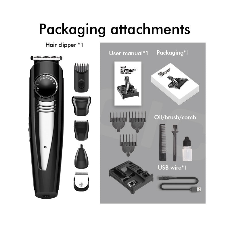 Beard Trimmers for Men All in one 10 attachment Barber Starter Kit