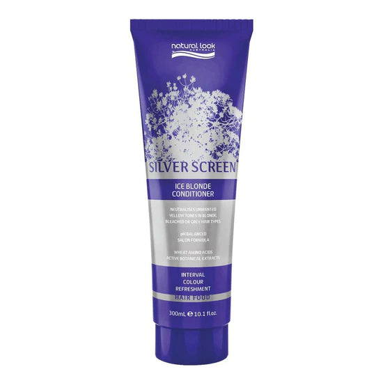 Natural Look Silver Screen Ice Blonde Conditioner 300 ML Silver & Yellow & Purple Conditioner