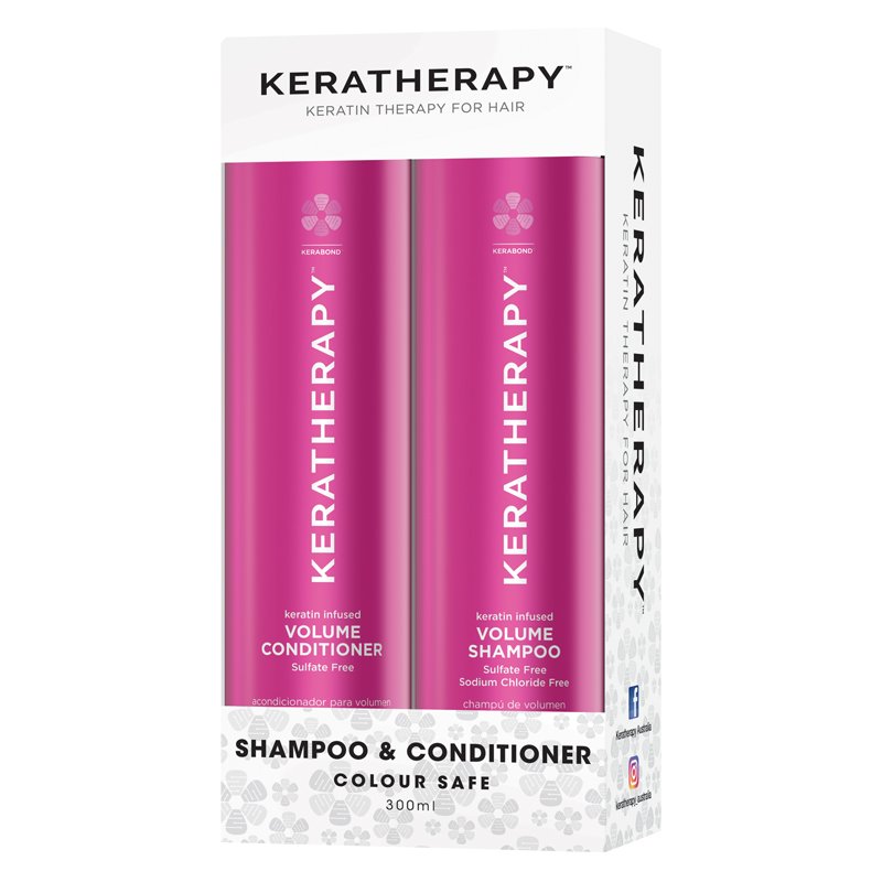 Keratherapy Duo Volume Shampoo And Conditioner 300ml