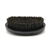 Oval Shaped Beard Brush (Black) - Barber Tools