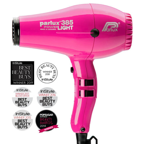Parlux Hair Dryer 385 Power Blow Light Ceramic Ionic - All Colour Blower Option
