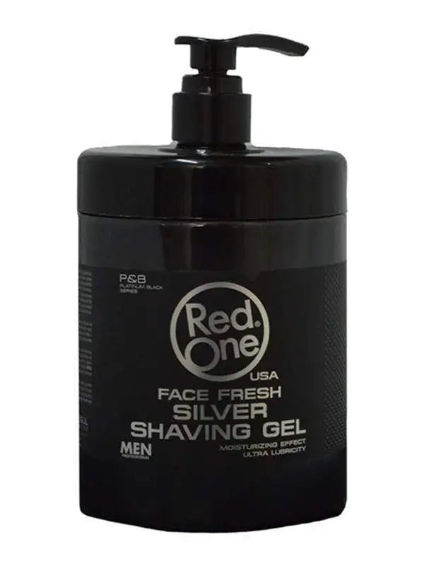 RedOne Shaving Gel Silver– Barber Silver - Shaving gel 1000 ml/34 oz