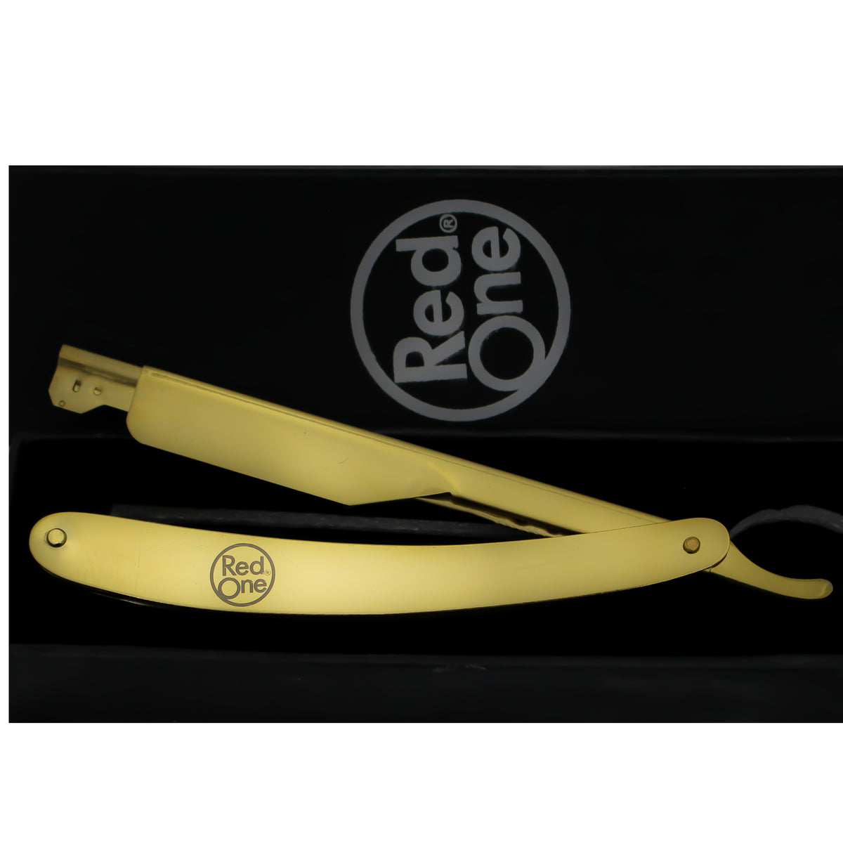 RedOne Straight Cut Throat Shaving Razor Barber Salon Slide (Gold ...