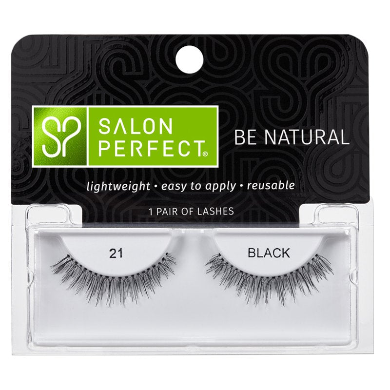 Salon Perfect Eyelashes Lashes Be Natural Black - 21