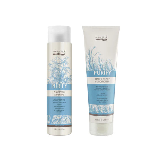 Natural Look Purify Clarifying Shampoo And Conditioner Bundle 375ML