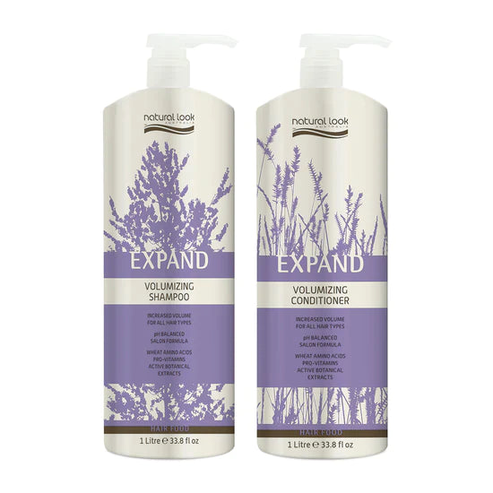 Natural Look EXPAND Volumizing Shampoo & Conditioner 1L Texturizing | Thickening