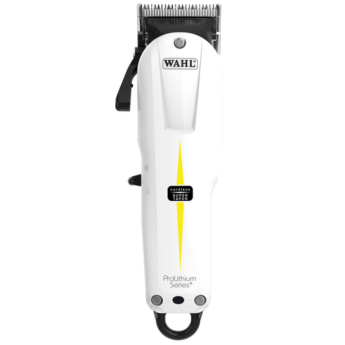 Wahl Super Taper Cordless Pro Lithium - White Hair Clipper 1 Year Warranty