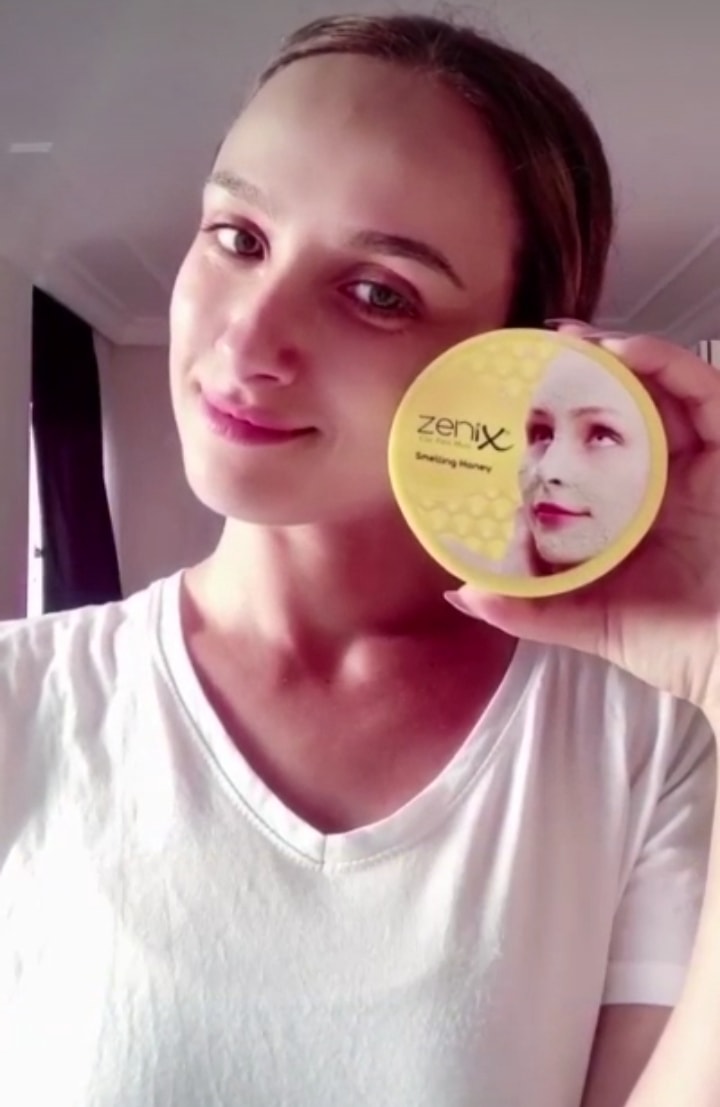 Zenix Detoxifying Acne Clean face Clay Mask- Honey 350gr