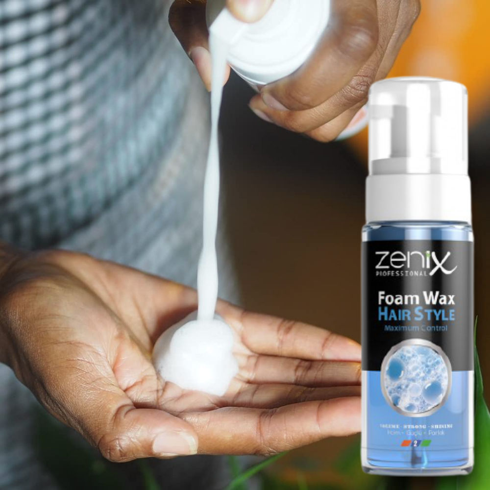Zenix Hair Mousse Curl Styling Foam Wax For Curly - Style Wax