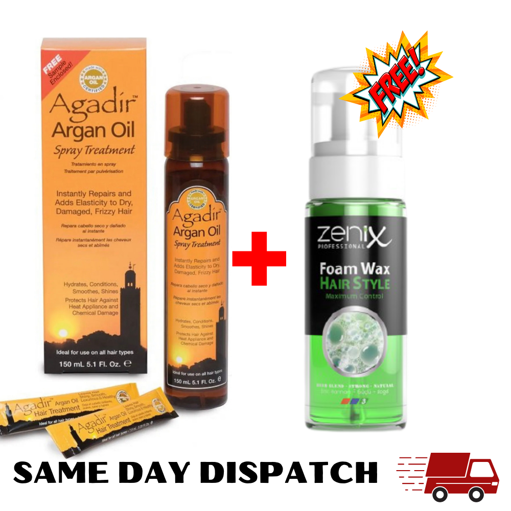 Agadir Argan Oil Spray Treatment 150ml - Hair Styling Foam
