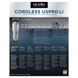 Andis Cordless US Pro Li Adjustable Professional Clipper