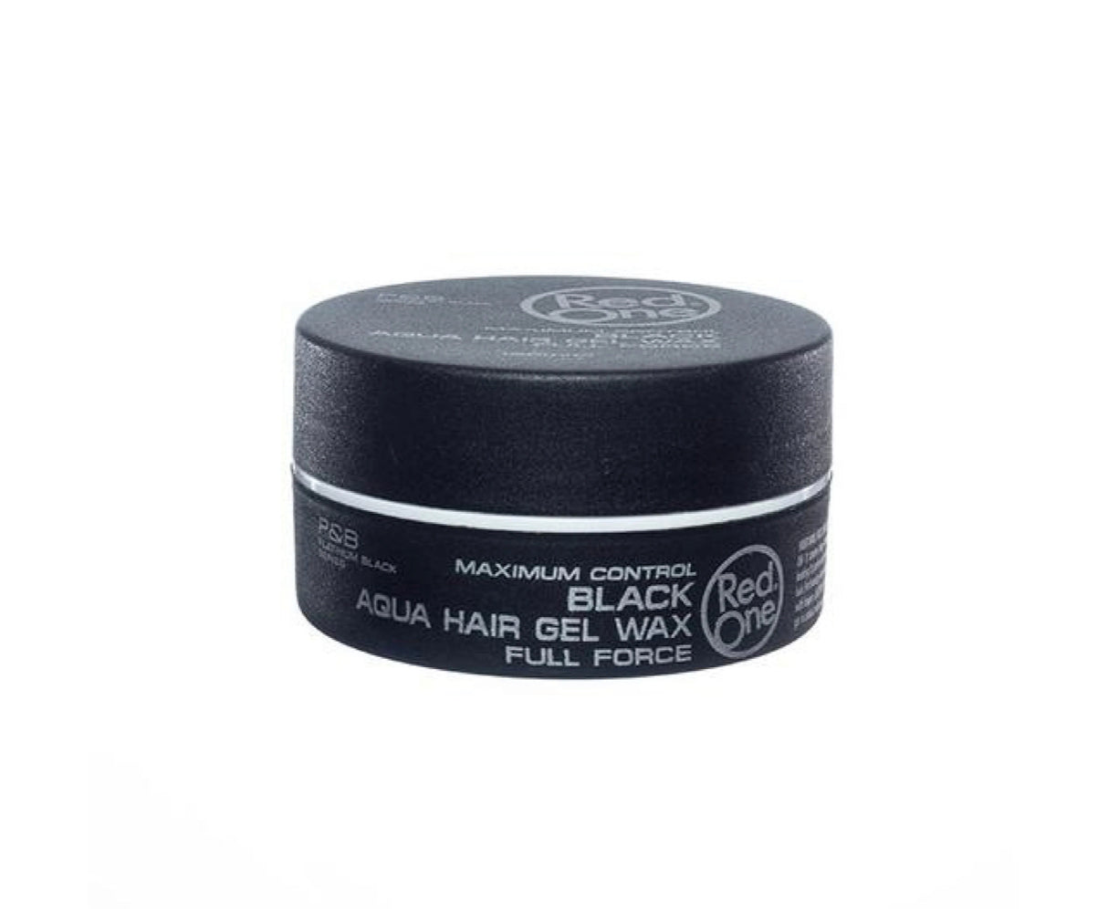 2 x RedOne Black Aqua Hair Styling Wax Full Force 150 ml