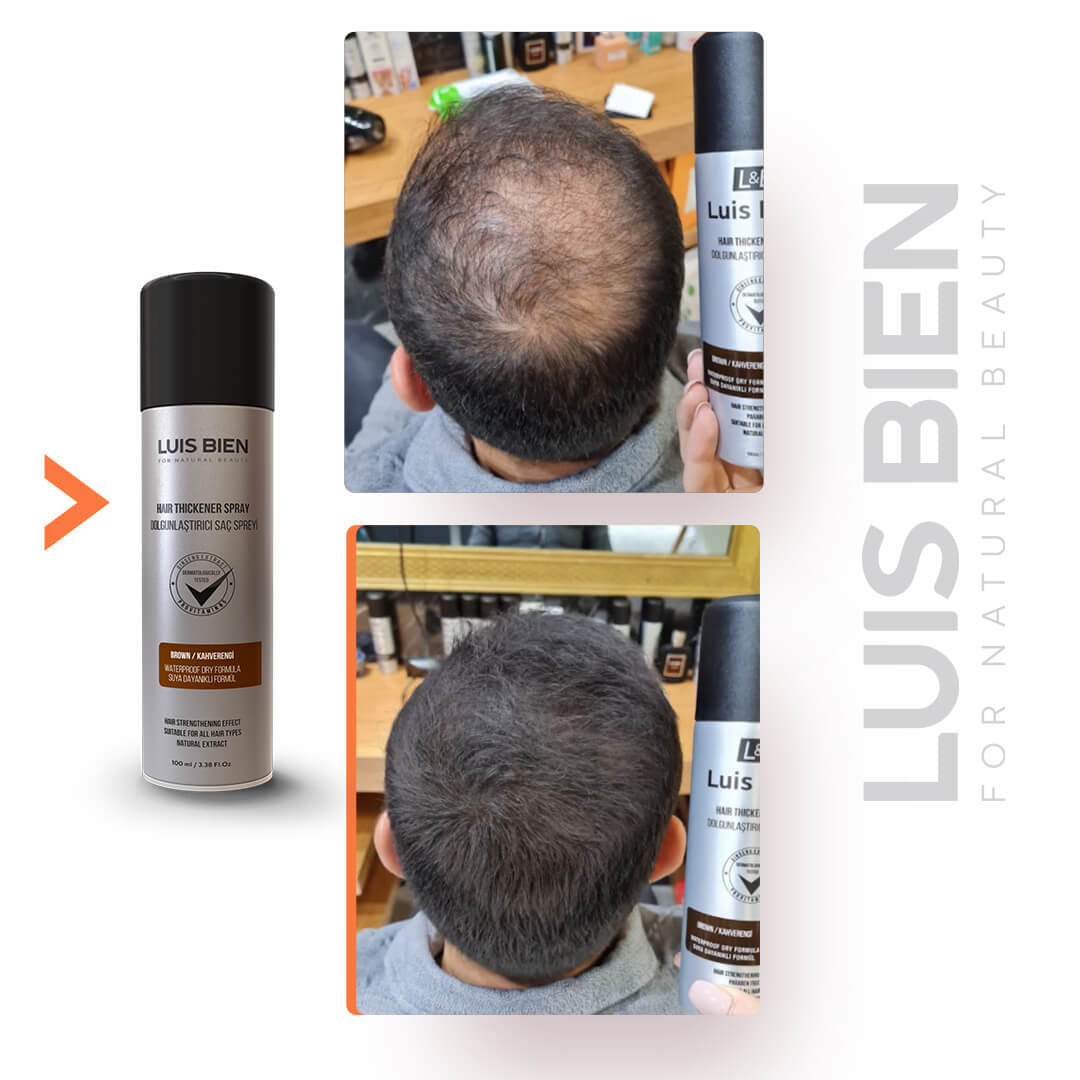Luis Bien Hair Fiber Thickener Spray 100ml – Black