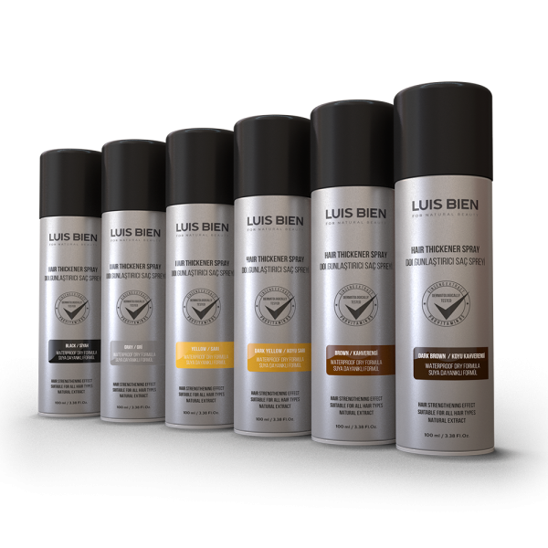Luis Bien Hair Fiber Thickener Spray 100ml – Dark Brown