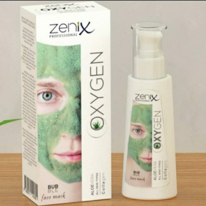 Zenix Oxygen Bubble Facial Mask - Deep Clean Aleo vera Mask 70gr