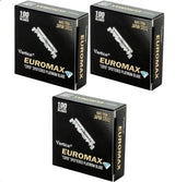 3x EUROMAX Platinum Single Edge Razor Blades 100pk