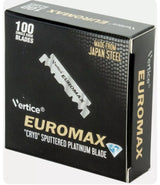 3x EUROMAX Platinum Single Edge Razor Blades 100pk